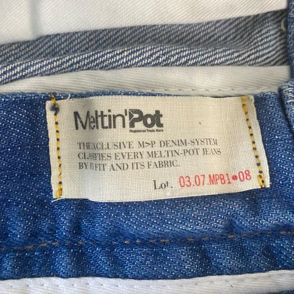Meltin' Pot Pamel Bermuda Jean Shorts Women's 30 Medium Wash Premium Blue Denim - Picture 11 of 12